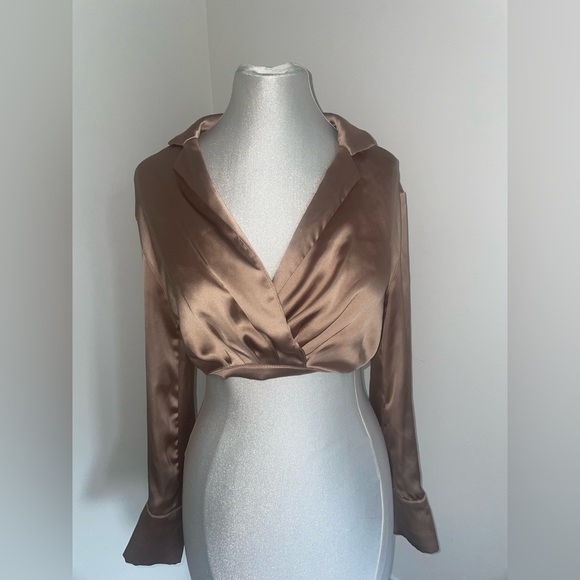 Dynamite long sleeve crop top - Picture 2 of 6